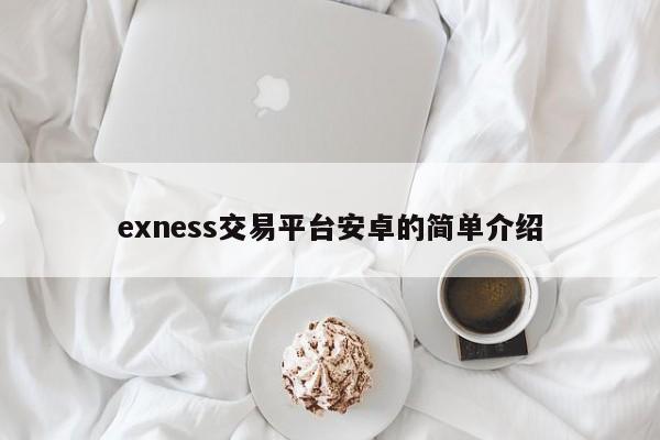 exness交易平台安卓的简单介绍